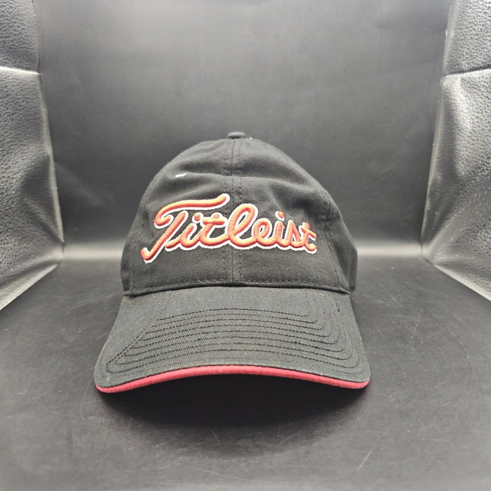 Titleist Hat Cap Black Adjustable StrapBack Crooks and Castles New Era Golf
